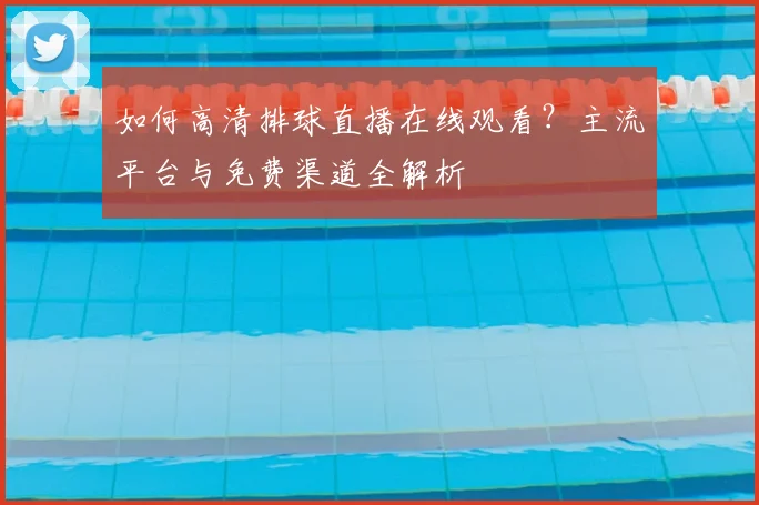 如何高清排球直播在线观看？主流平台与免费渠道全解析