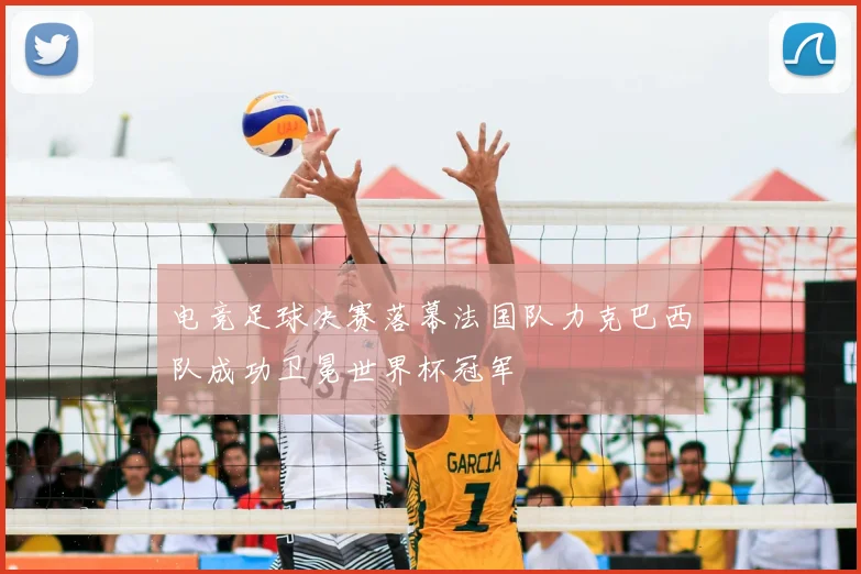 电竞足球决赛落幕法国队力克巴西队成功卫冕世界杯冠军